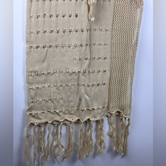 Micas Women's Knitted Tube Top Midi Fringe Skirt Set - Picture 5 of 7